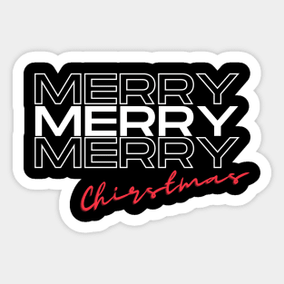 Merry Christmas Sticker